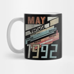 Born In MAY 1992 280th Years Old Retro Vintage Birthday Mug